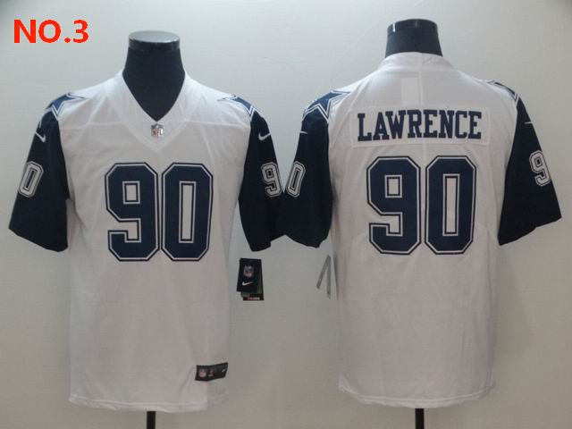 Men's Dallas Cowboys #90 DeMarcus Lawrence Jersey NO.3;